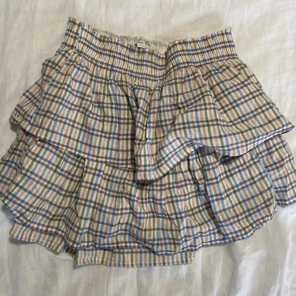 Aerie rock n ruffle skirt